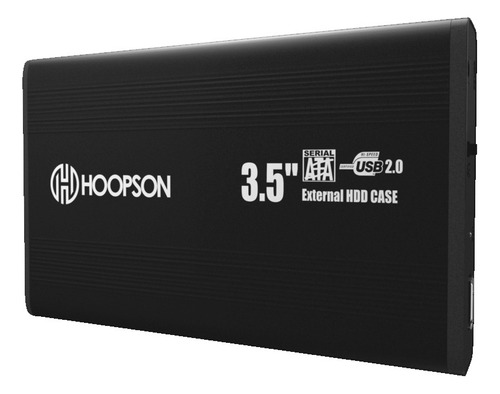 Case Hd Externo Hoopson Para Notebook Sata 2.5 Usb Preto