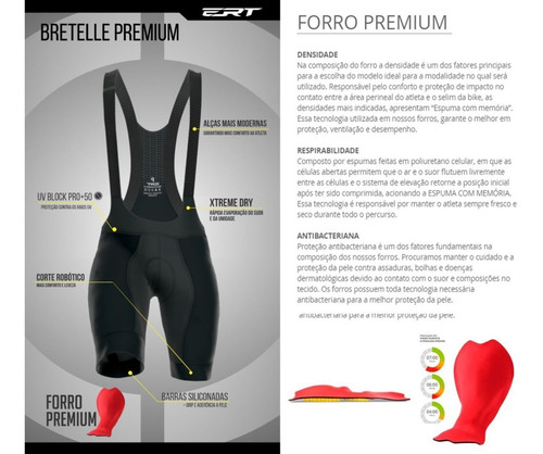 Imagem 6 de 6 de Bretelle Premium Forro Premium Ert Racing 10 Horas Pedal