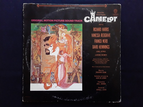 Banda Sonora Camelot - Richard Harris, Edición Usa De 1978