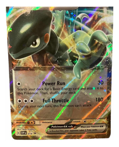 Ciclizar Ex 018 Promo Carta Pokémon