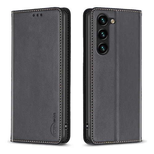 Funda Magnética De Piel Tipo Cartera For Samsung Galaxy Car