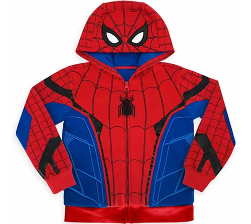 Sudadera Spiderman Hombre Araña P/ Niño Orig. Disney Store