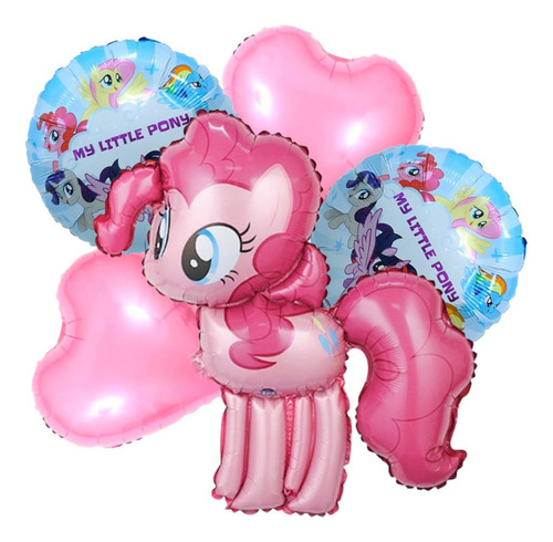 Set Globos Decoración De My Little Pony