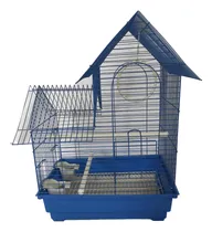 Comprar Jaula Casa Para Pajaros Aves Doble Techo 34.5 X 28 X 46 Cm