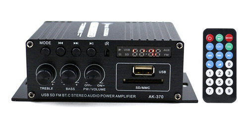 Áudio Doméstico Digital Hifi Compatível Com Bluetooth Ak-370