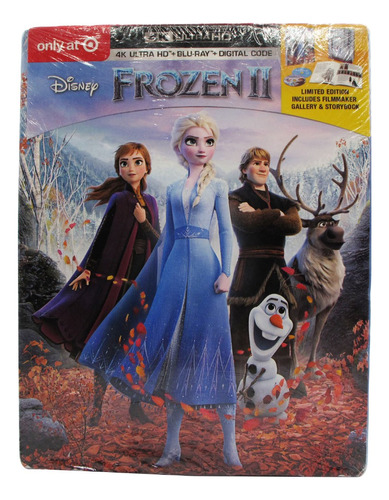 Frozen Ii Digibook Target Exclusive Blu Ray 4k Uhd - Disney