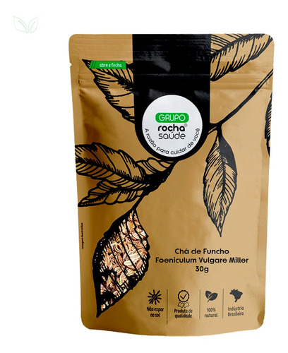 Chá De Funcho 100% Natural Qualidade - Rocha Saúde -30g