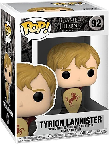 Funko Pop Tv: Juego De Tronos - Tyrion Con Escudo, Multicol