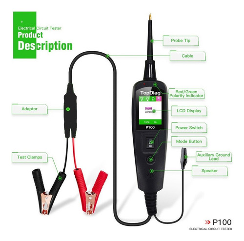 Pc For Probador De Circuitos Eléctricos Power Probe Avo