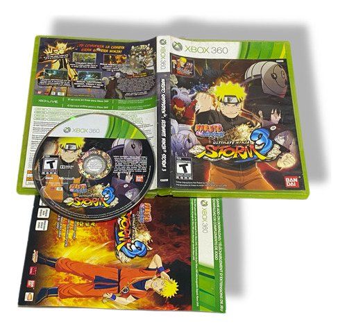 Naruto 3 Xbox 360 Legendado Envio Rapido!