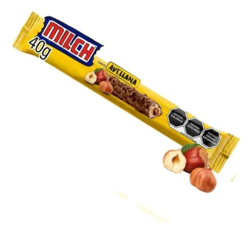 comprar 7 Pzas Chocolate Sonric´s Milch Con Relleno Sabor Avellana 4