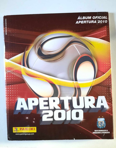Album Figuritas Futbol  Apertura 2010 Panini Completo Pegado