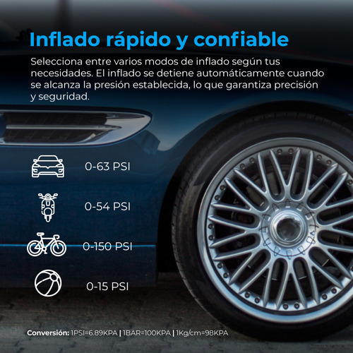 Compresor De Aire Electrico Autosky Para Todo Tipo De Llanta