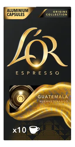 Café espresso en cápsula L'or Origins Collection Guatemala sem glúten