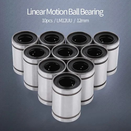Buje Rodamiento Bola Movimiento Lineal Lm12uu 10 Piezas 12mm