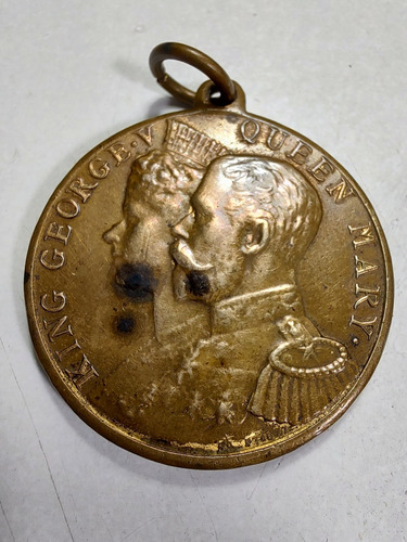 Medalla Coronación Rey Jorge V Y Reina María England 1911