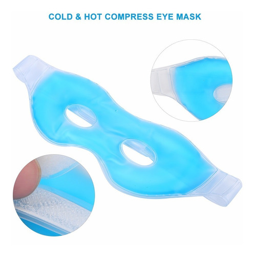 Antifaz Termico De Gel P/frio (ojeras, Bolsas,dolor, Estres)