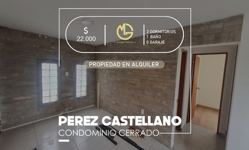 Alquiler / Apartamento / 2 Dormitorios / Estrenar / Perez Castellano