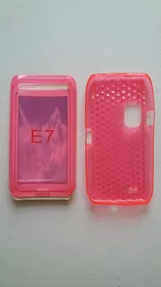 Protector Tpu Para Nokia E7 Color Rosa!