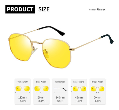Lentes Nocturnos Para Manejar De Noche Hombre Mujer Amarillo