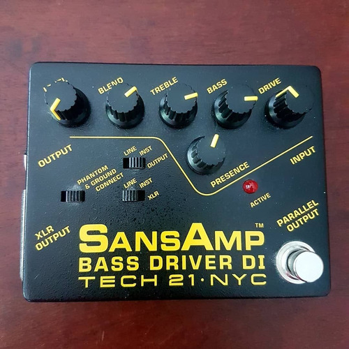 Sansamp Tech 21 Bass Driver Di Preamplificador Para Bajo