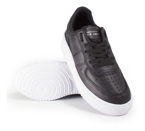 Imagen 2 de 10 de Zapatillas Urbanas Cuero Vacuno Plataforma Mujer Sneakers