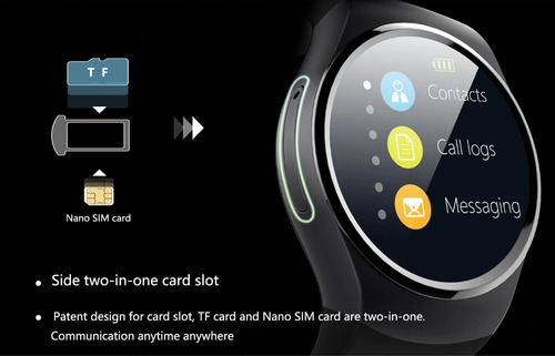 Relógio Smartwatch Unisex Kw18 Monitor Cardíaco Sono Passos
