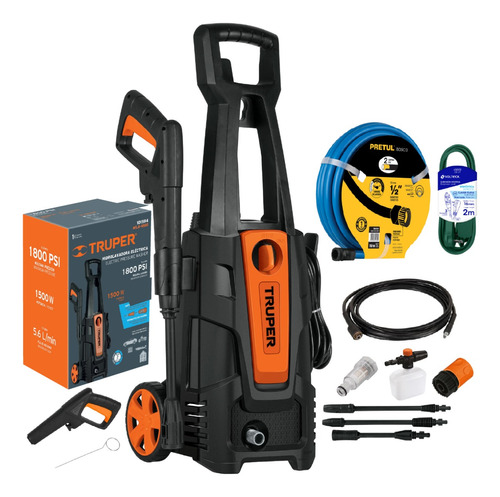 Kit Hidrolavadora 1800 Psi + Manguera + Extensión 101594