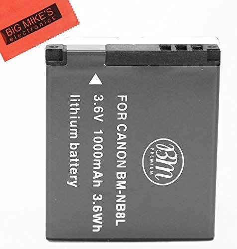 Bm Premium Nb-8l De Batería Para Canon Powershot A2200 Es, A