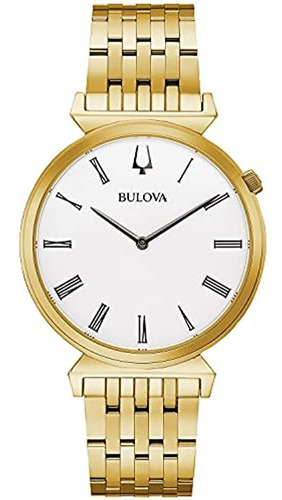 Reloj De Vestir De Cuarzo Para Hombre Bulova Con Correa De A