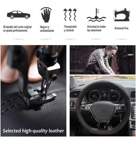 Tampa De Volante Universal De 38 Cm Tipo D