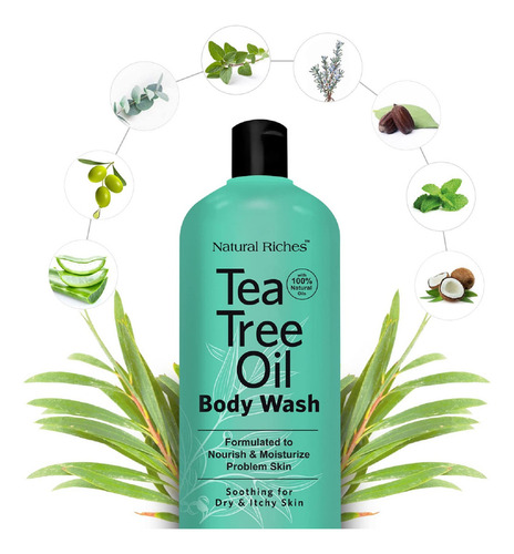 Aceite De Aceite De Árbol De Té Antifúngico, Aceite De Menta