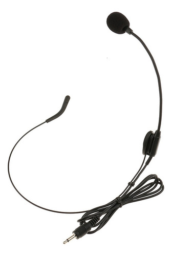 Micrófono Con Gancho Para La Oreja Ángulo Recto De 3.5 Mm