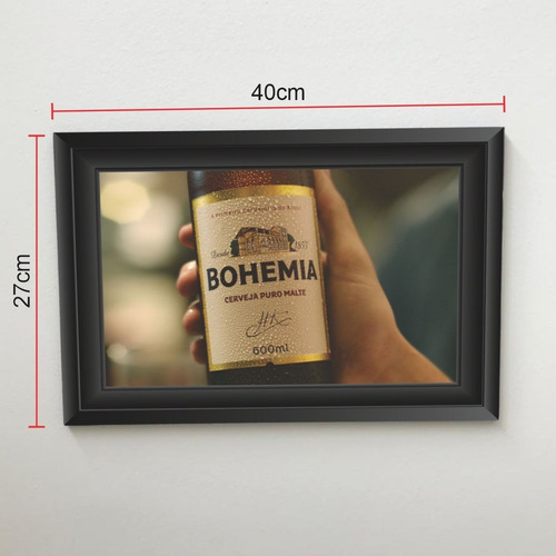 Quadro 40x27 Cerveja Bohemia 1