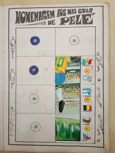 Álbum Brasil De Ouro Figurinha Com Pelé Ver Descrição (Usado)