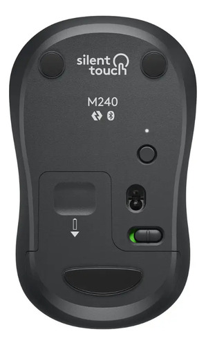 Mouse Logitech M240 Silent Bluetooth Grafito Fj