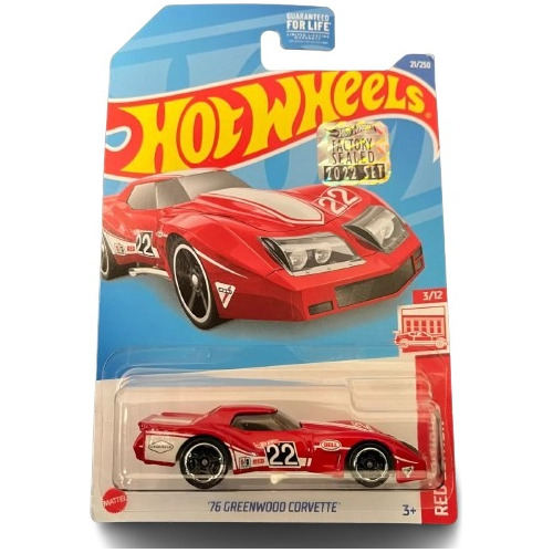 Hot Wheels '76 Greenwood Corvette (2022) Red Edition