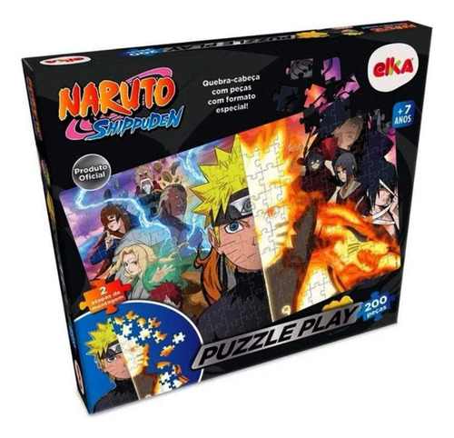 Quebra Cabeça Naruto Shippuden 200 Peças Original Puzzle