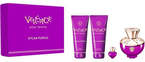 Kit Perfume Versace Dylan Purple Edp - Feminino 4 Pecas