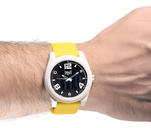 Relógio Masculino Everlast Amarelo De 2 Anos C
