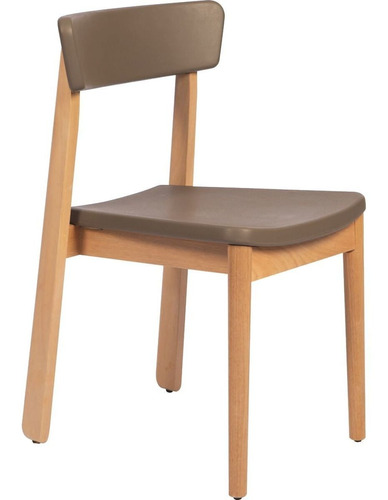Cadeira Kyoto Poliuretano Marrom