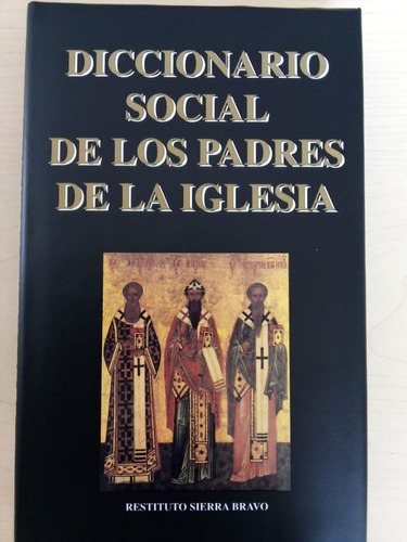 Libro Diccionario Social De Los Padres De La Iglesia