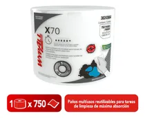 Comprar Paños De Limpieza Wypall X70 Rollo Jumbo 1x750 Paños