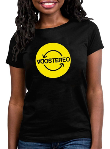 Imagen 3 de 6 de Remera Negra Soda Stereo Rock Música Algodón Premium