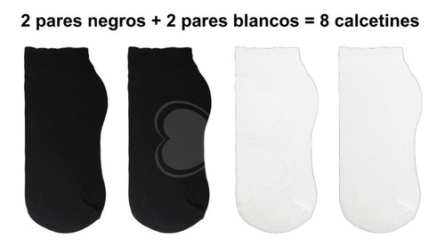 Tobiteen Tin Corto Algodón Padova A2450 Dama Paquete 4 Pares