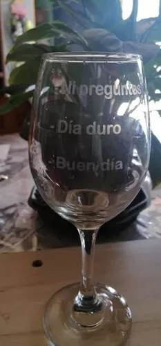 Copas para vino personalizadas en láser