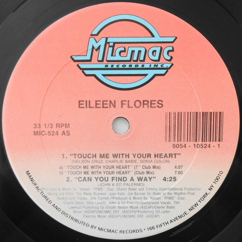 Eileen Flores Touch Me With Your Heart Disco Importado