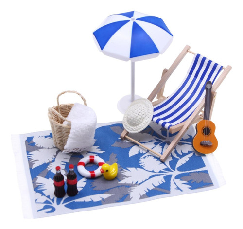 Beach Miniature Dollhouse Decoration Silla Toyes En