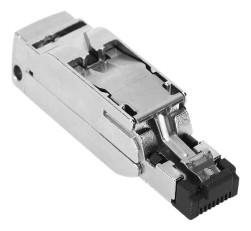 Conector Ethernet Conector De Cable De Red Plata Estable 4