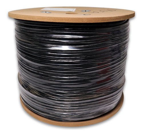 Cable Utp Exterior 5e Certificado 100%cobre Negro 305 M Lps